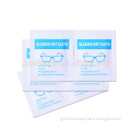 OEM welcome Cleaning wipes eyeglass Disposal eyeglass cleaning wipe for mobile pnone screen